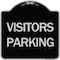 Signmission Visitors Parking Heavy-Gauge Aluminum Architectural Sign, 18" x 18", BS-1818-24618 A-DES-BS-1818-24618 - alternate 1